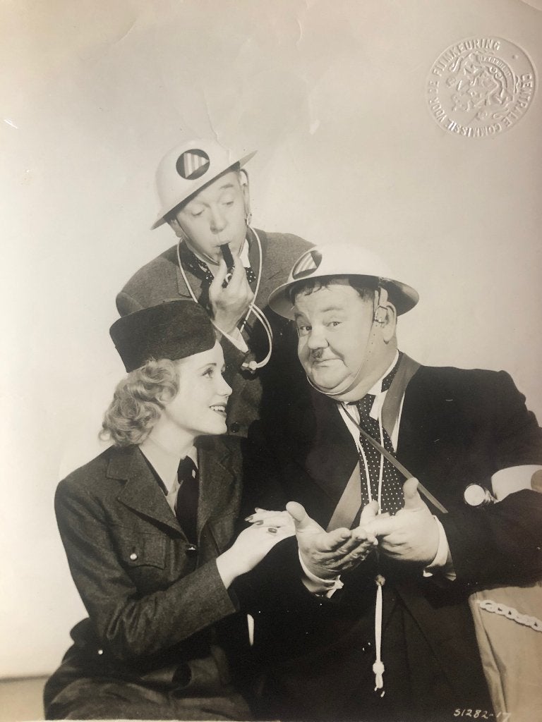 Laurel and Hardy foto geen repro, Verzenden, Voor 1940, Gebruikt