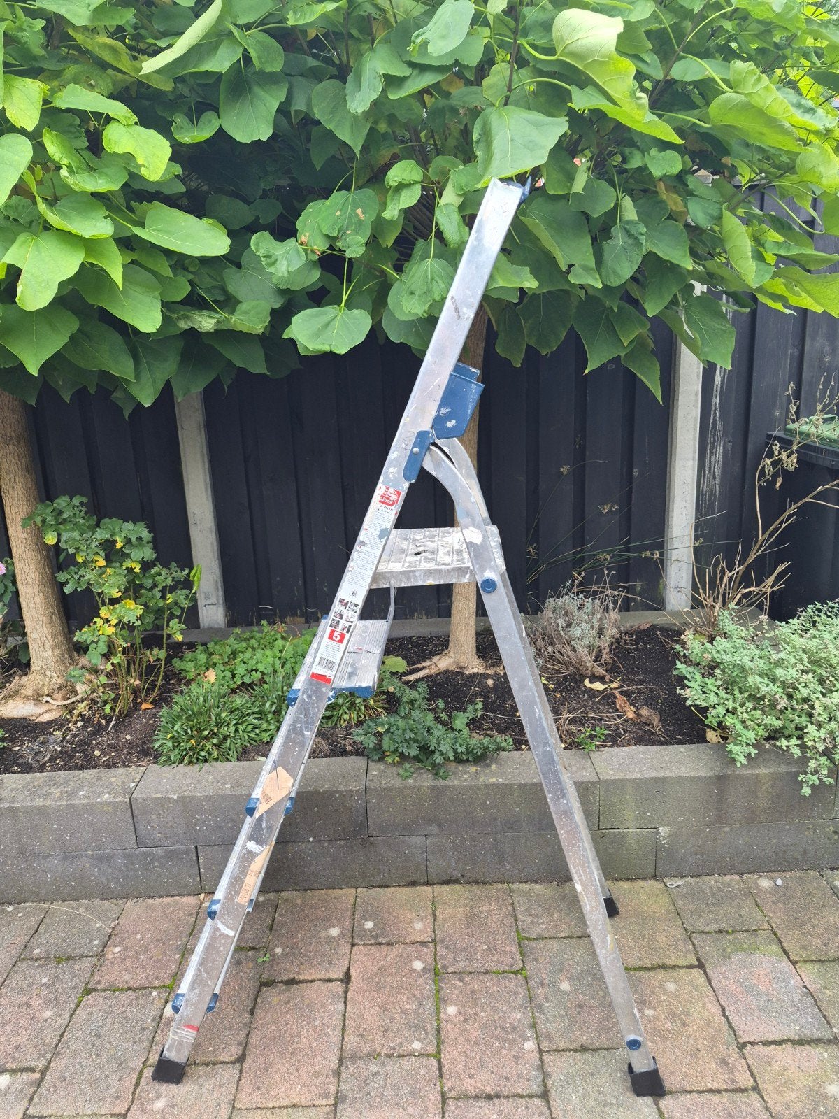 ladder - Altrex Double Decker Trap J 805 - Gebruikt, Doe-het-zelf en Verbouw, Ophalen, Gebruikt