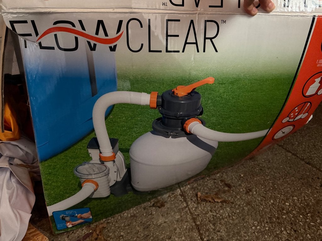 Zandfilter zwembad, Ophalen, Gebruikt, Zwembadpomp