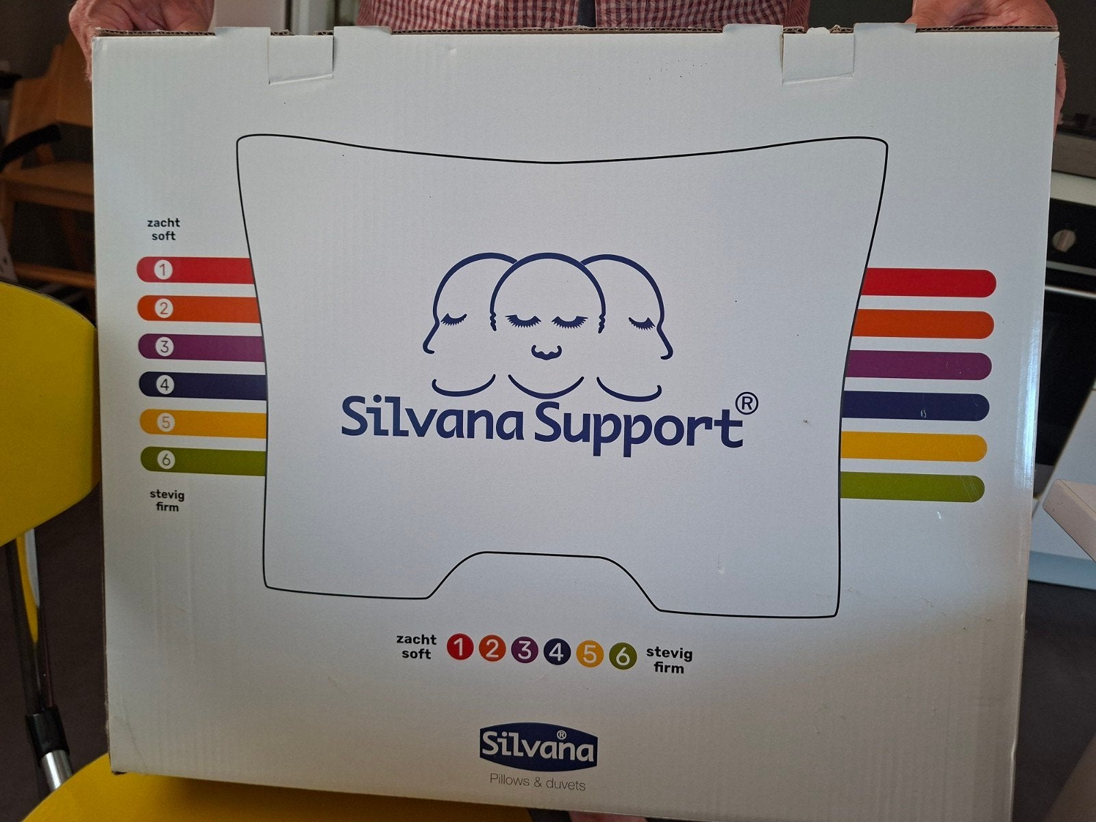 Hoofdkussen Silvana support, Ophalen of Verzenden, Zo goed als nieuw, Doos, Minder dan 35 cm