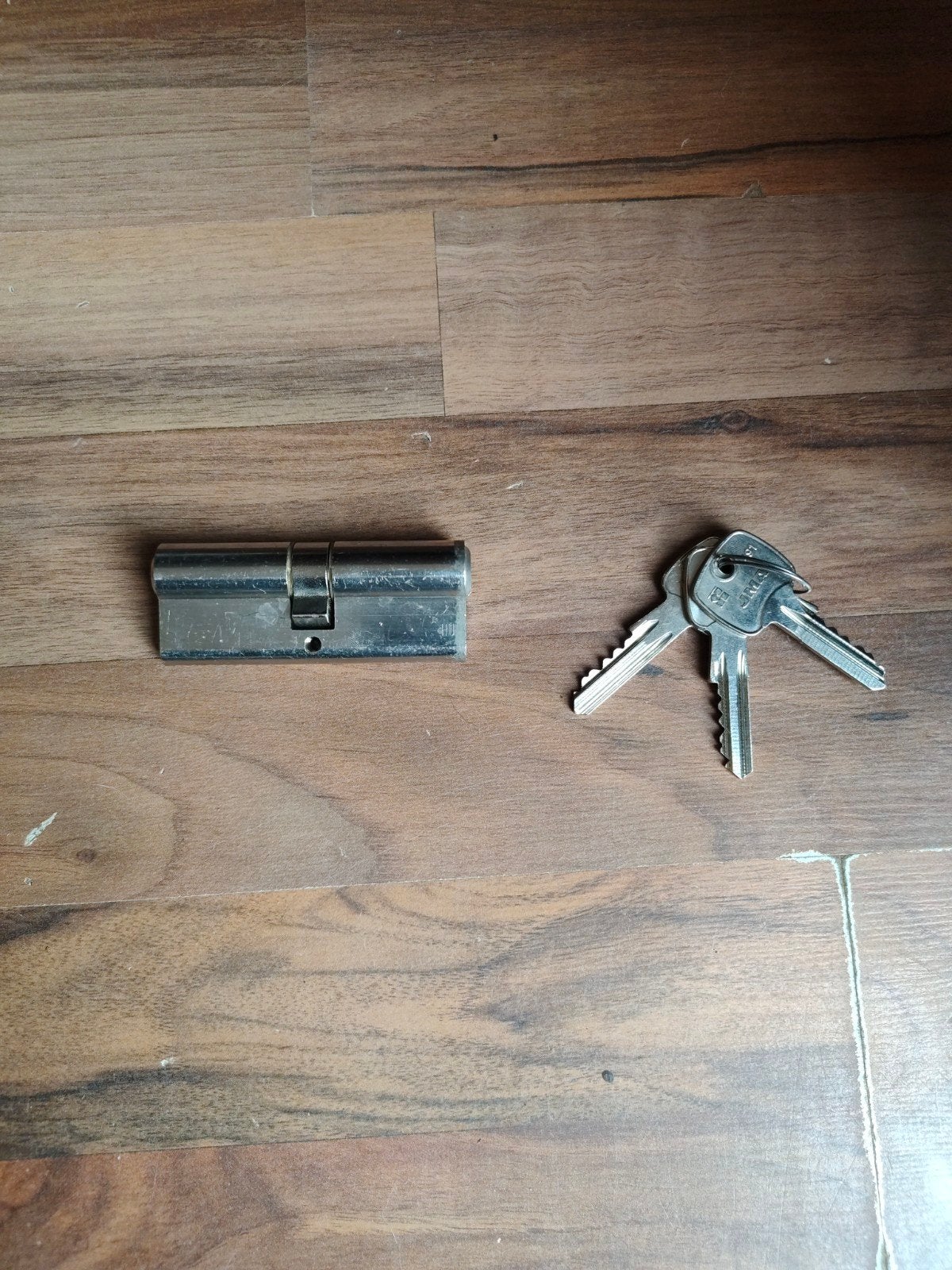 Winkhaus 40/40 cilinderslot skg2 met 3 sleutels, Ophalen of Verzenden, Gebruikt, Rvs, Slot