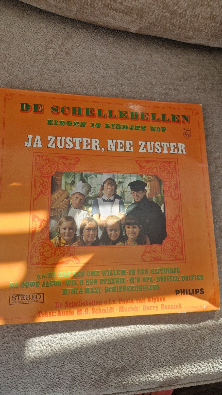 De Schellebellen - Ja Zuster, Nee Zuster LP (Philips), Cd's en Dvd's, LP, Gebruikt, Ophalen of Verzenden, Pop