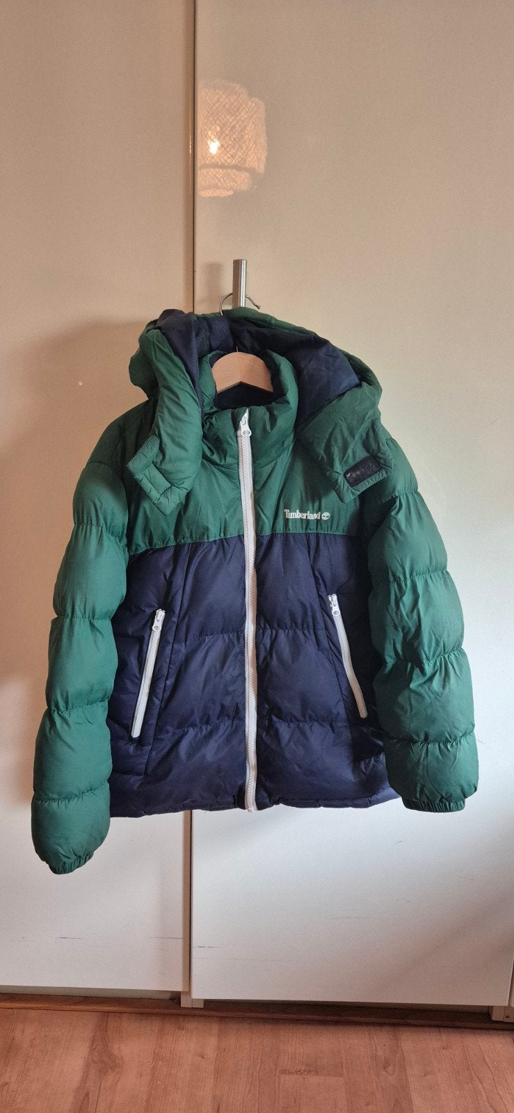 Timberland winterjas maat 122/128 - Zo goed als nieuw, Timberland, Jongen of Meisje, Ophalen of Verzenden, Zo goed als nieuw
