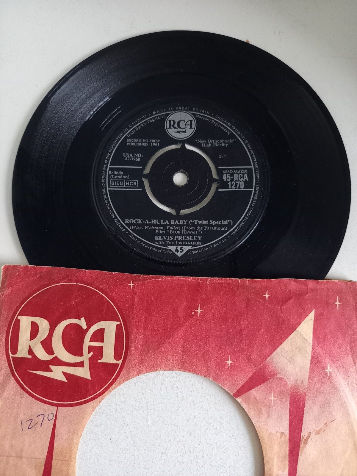 Elvis Presley 45 toeren singles - Diverse titels, Gebruikt, 7 inch, Ophalen of Verzenden, Pop