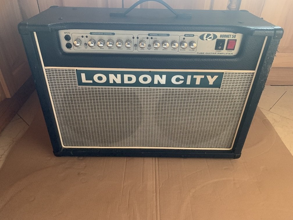 Gitaar Buizen-Amp, London City 'Hornet 50', Ophalen, Gebruikt, Gitaar, Minder dan 50 watt