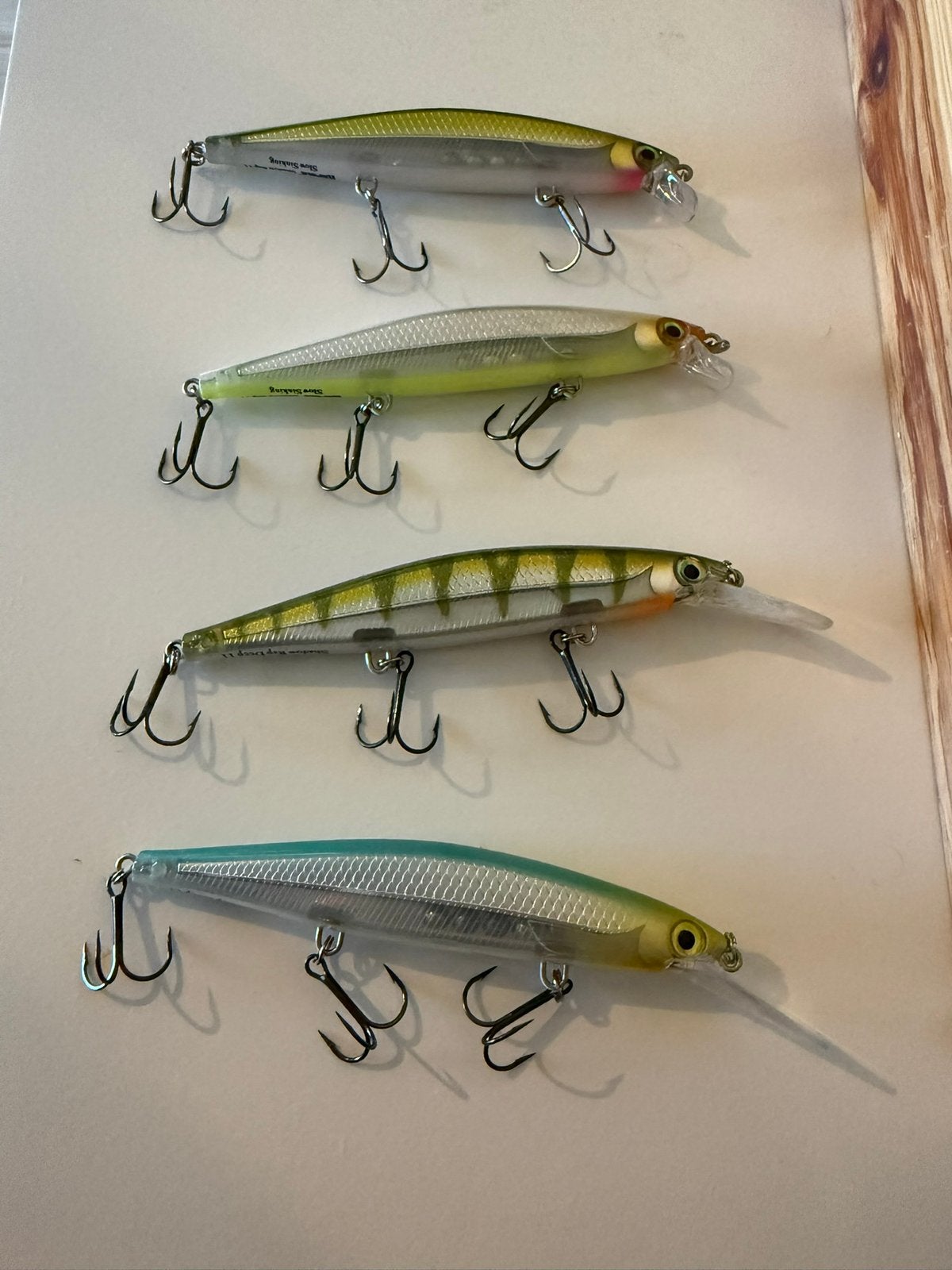 Twitchbait / jerkbait pluggen Rapala shadow rap + x rap, Ophalen of Verzenden, Nieuw, Kunstaas
