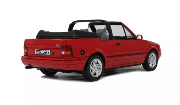 OttoMobile 1:18 Ford Escort Mk4 XR3i Cabriolet rood 1986, OttOMobile, -, Nieuw, Ophalen of Verzenden