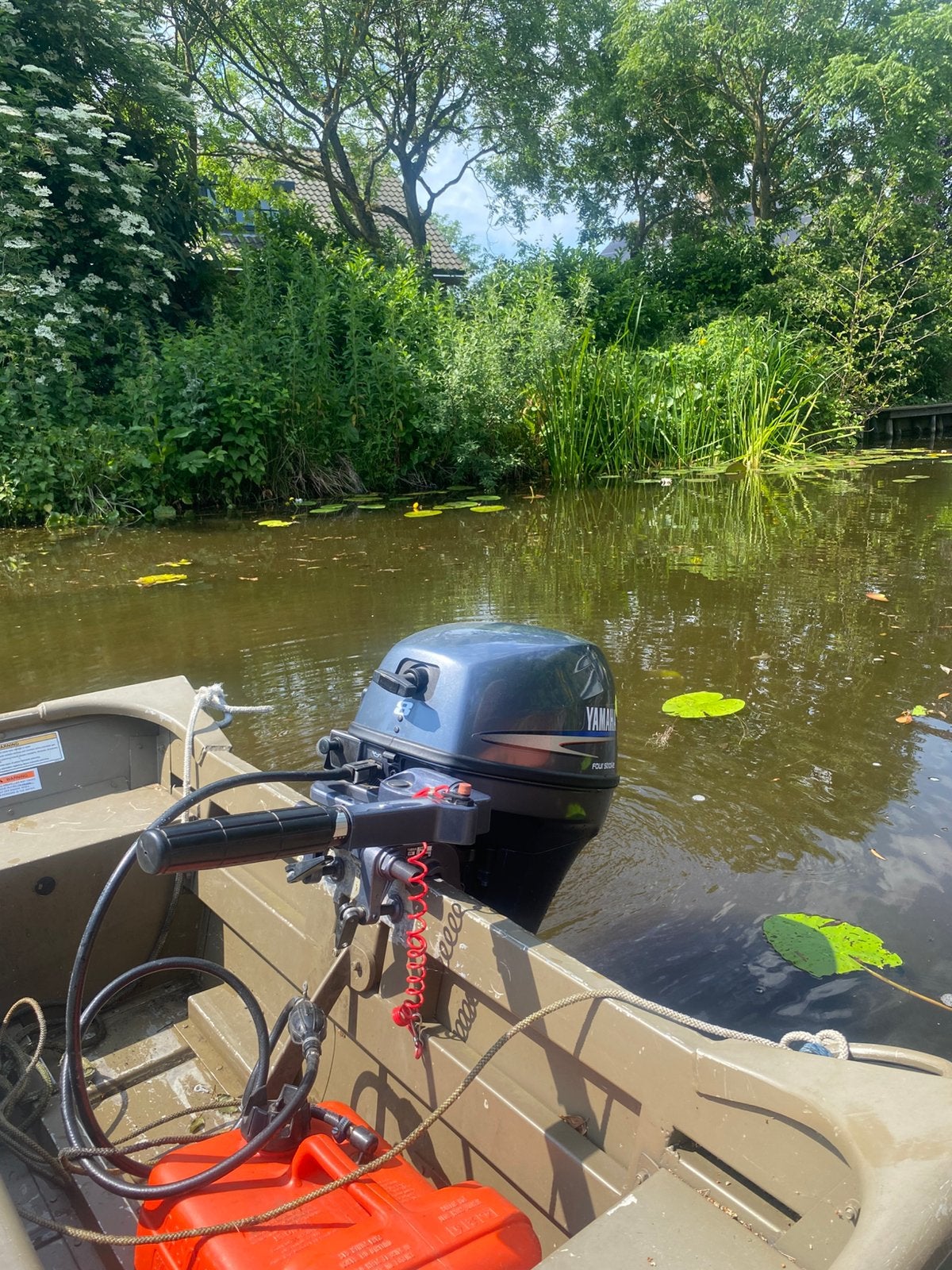 Yamaha 8pk 4 takt, Ophalen of Verzenden, Zo goed als nieuw, Benzine, 5 tot 10 pk
