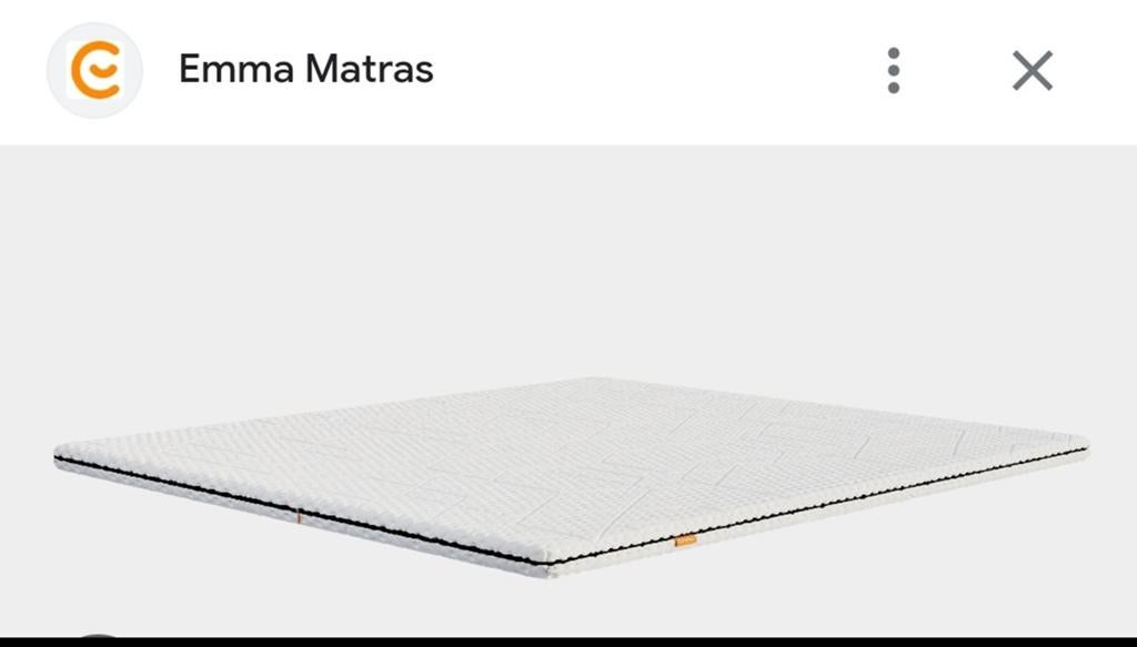 Emma gel grid topper 210x180 cm - 10 maanden oud, Ophalen