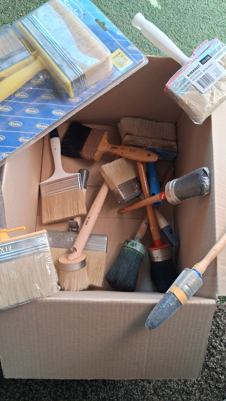 Diverse kwasten, Ophalen of Verzenden, Gebruikt, Kwast