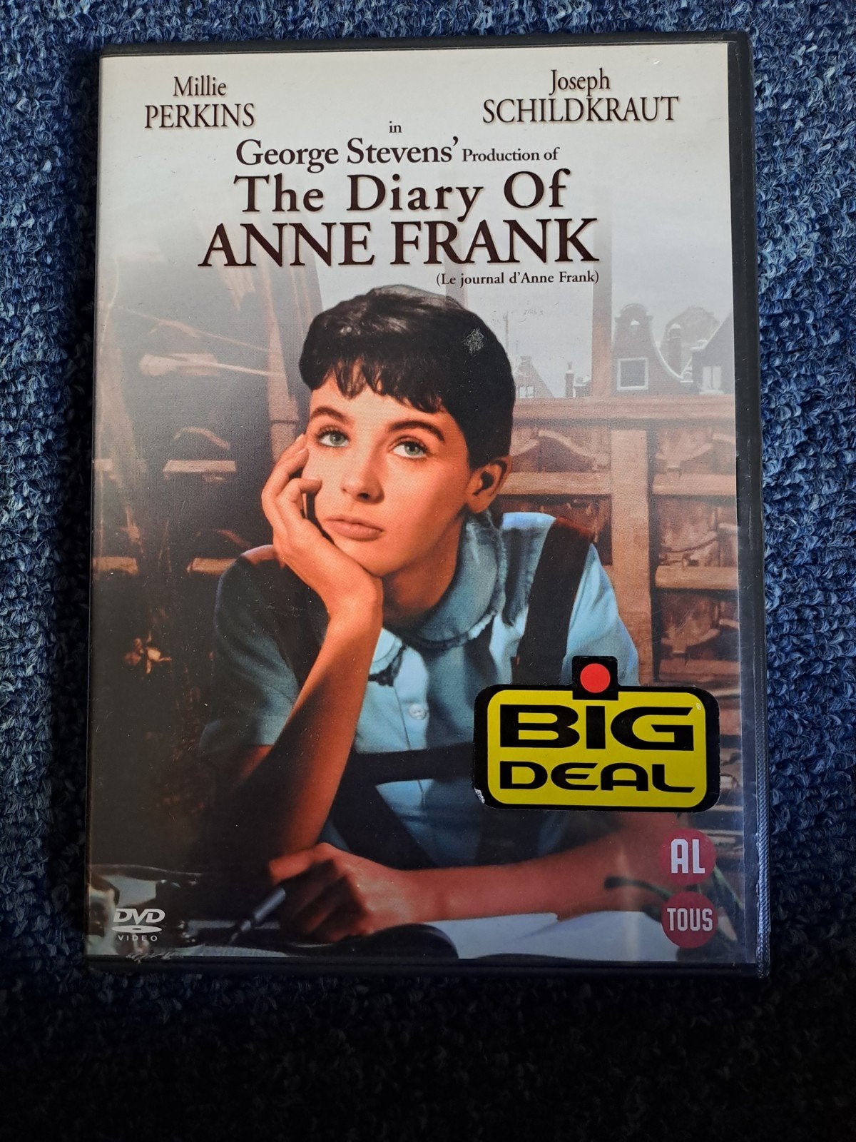 diary of Anne Frank (dvd), Cd's en Dvd's, Vanaf 12 jaar, Ophalen of Verzenden, Zo goed als nieuw, Drama