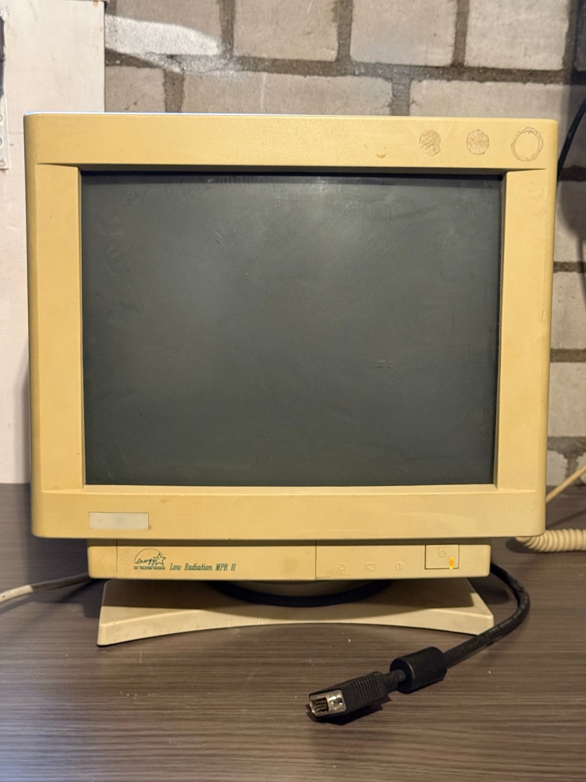 Vintage CRT Monitor M152 PNLD, Gebruikt, Overige typen, Overige resoluties, 60 Hz of minder