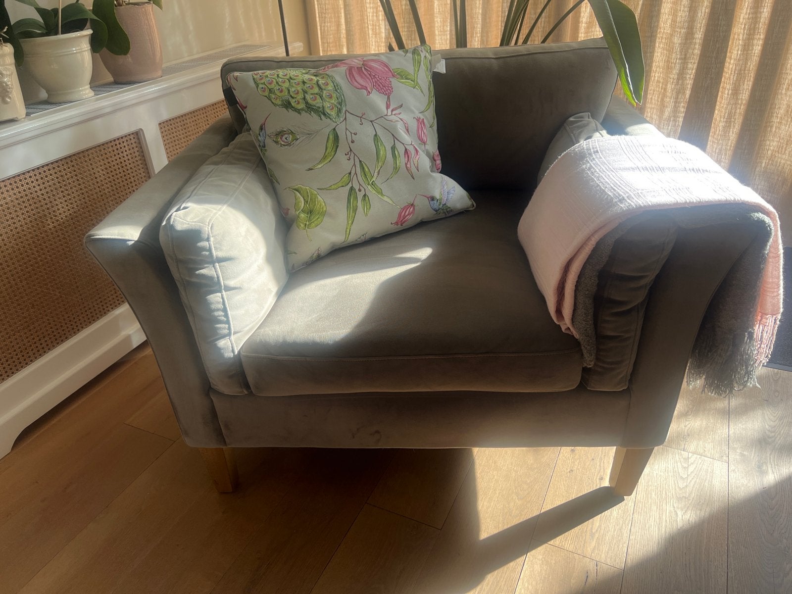 Rivera Maison Love Seat - Comfortabel en Stijlvol, Ophalen, Gebruikt, Eenpersoons, 75 tot 100 cm