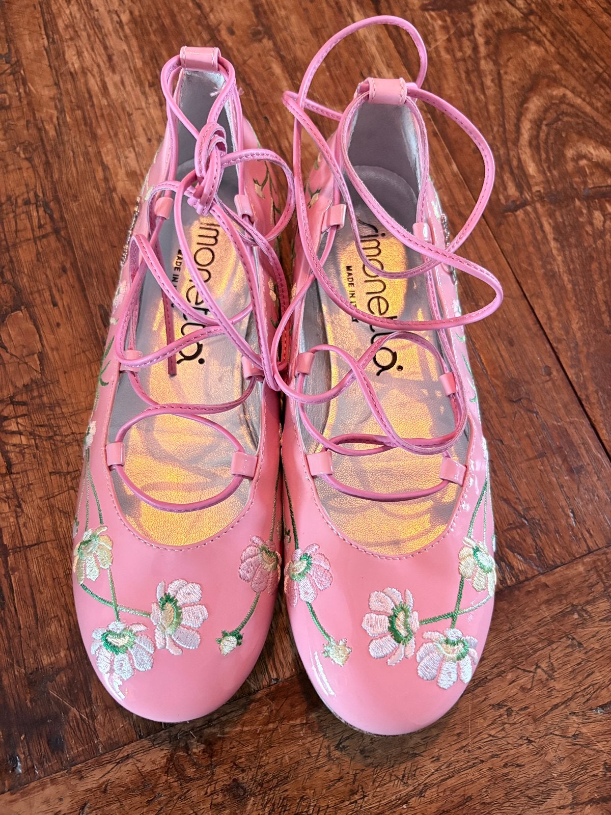 Simonetta Italiaanse ballerina’s maat 34., Meisje, Schoenen, Ophalen of Verzenden, Zo goed als nieuw
