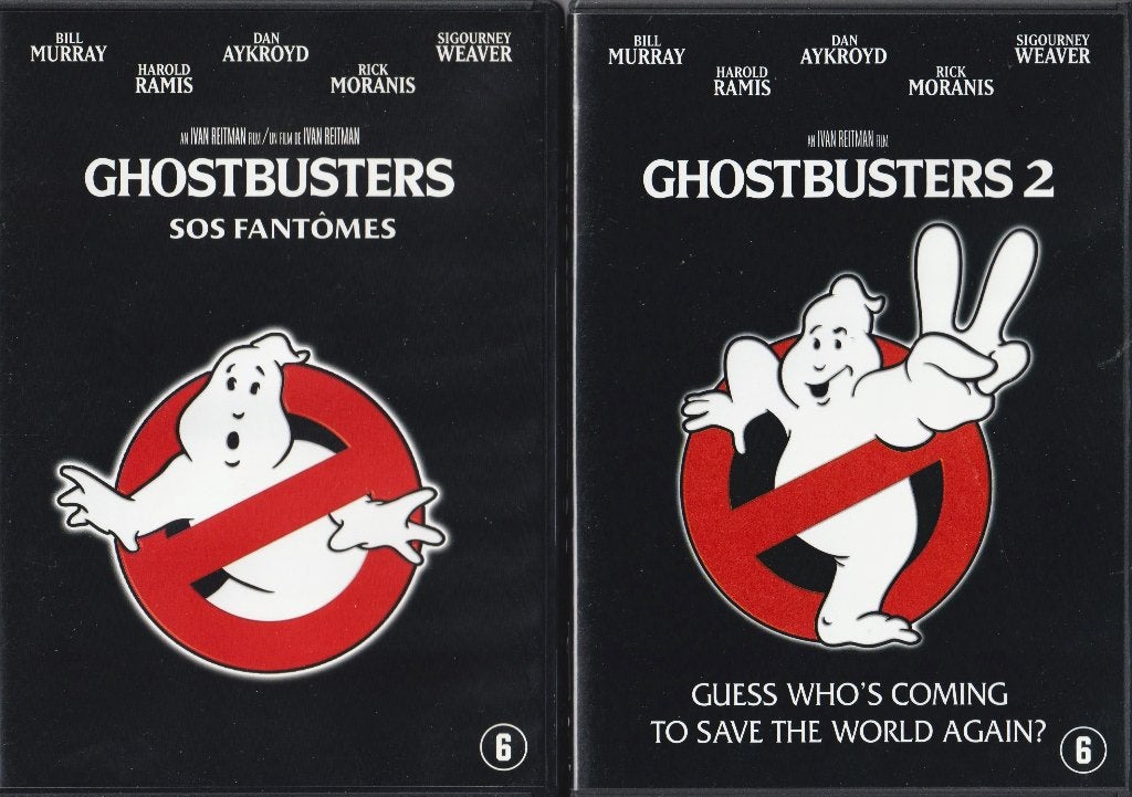 Ghostbusters + Ghostbusters 2 ( Murray / Ramis / Aykroyd ), Alle leeftijden, Verzenden, Zo goed als nieuw, Nederlands