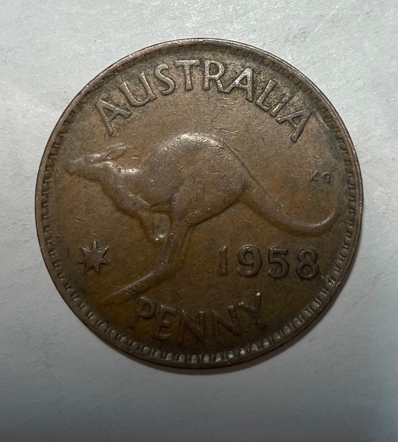 1 penny Australië 1958, Ophalen of Verzenden