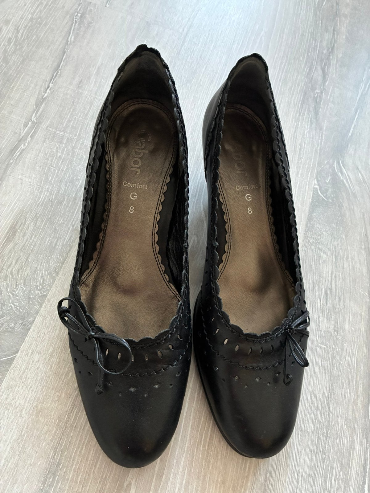 Pump zwart lage hak Gabor 42, Pumps, Zwart, Ophalen of Verzenden, Gedragen