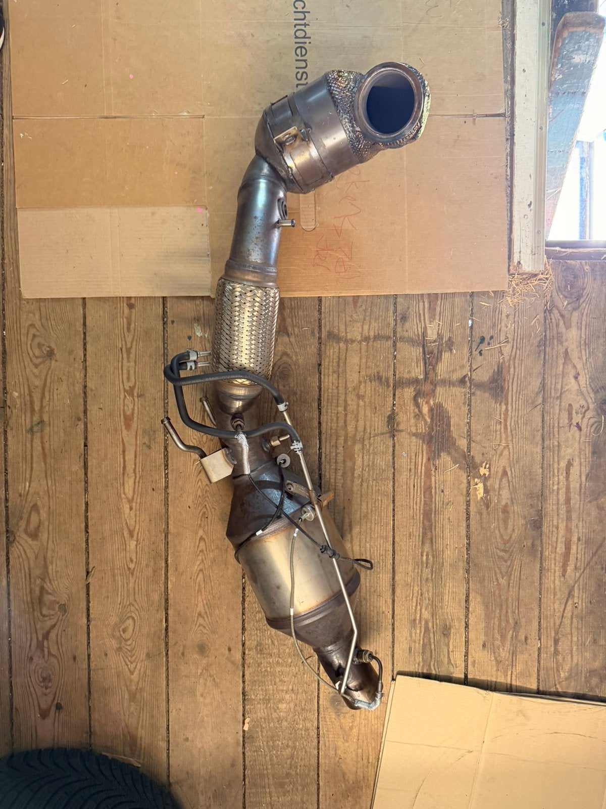GOLF GTI TCR downpipe + katalysator, Auto-onderdelen, Uitlaatsystemen, Ophalen, Gebruikt, Volkswagen