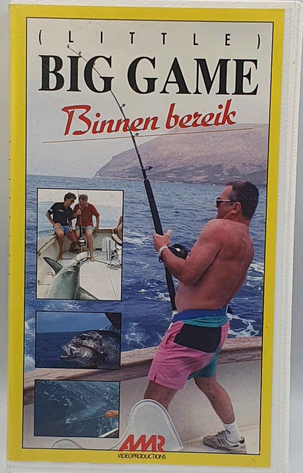 VHS: Little Big Game Binnen Bereik - Vissen Documentaire, Gebruikt, Documentaire, Alle leeftijden, VHS