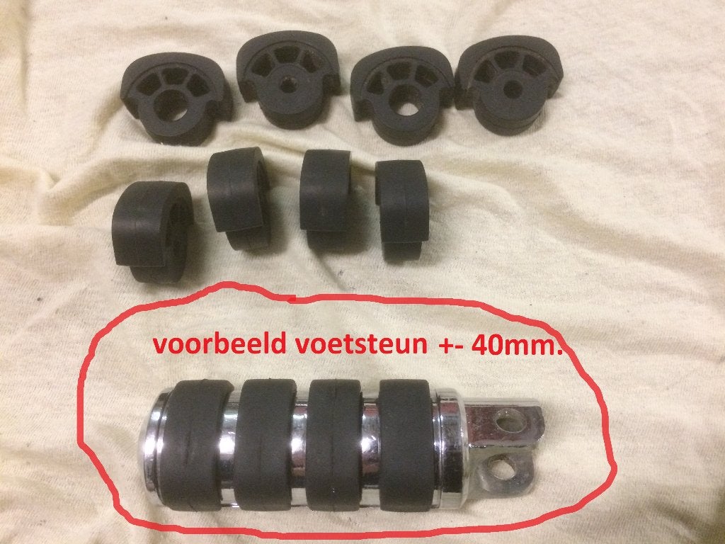 Harley KURYAKYN ISO large & small vervang voetsteunrubbers, Motoren, Ophalen