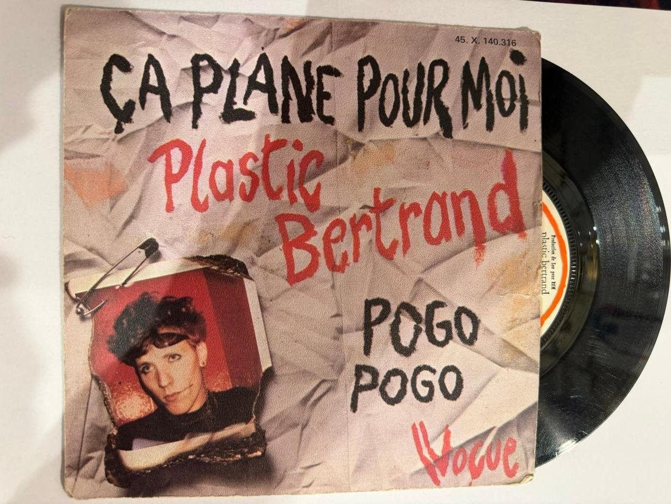 Plastic Bertrand - Ça plane pour moi (7 inch Vinyl), Verzenden, Gebruikt, 7 inch