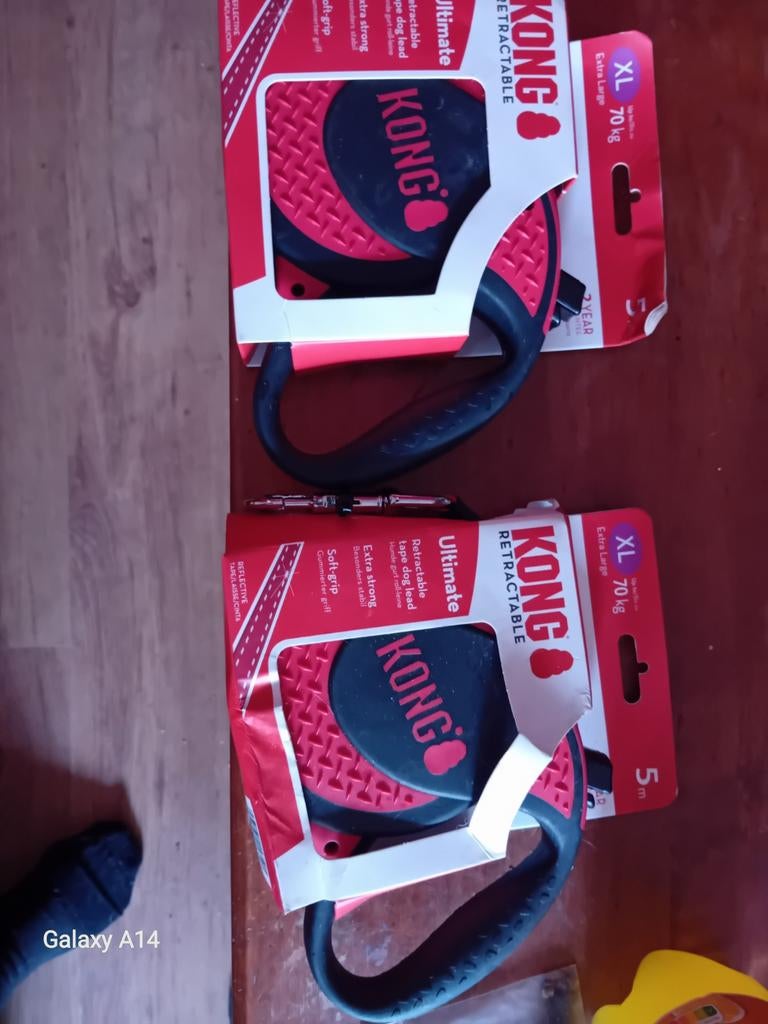 Nieuwe Kong, retracetable, hondenriem > 70 kg., Dieren en Toebehoren, Ophalen of Verzenden, Nieuw