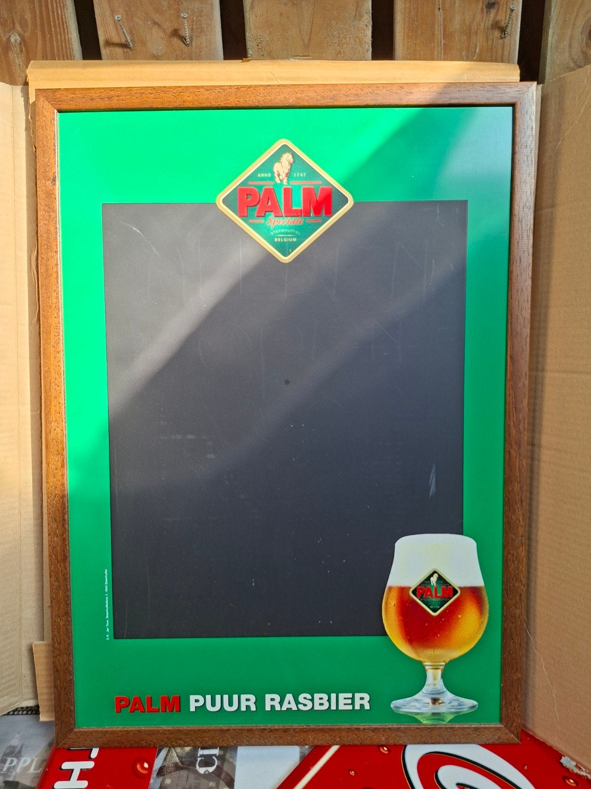 Palm Bier Krijtbord - Reclamebord, Ophalen, Nieuw, Reclamebord