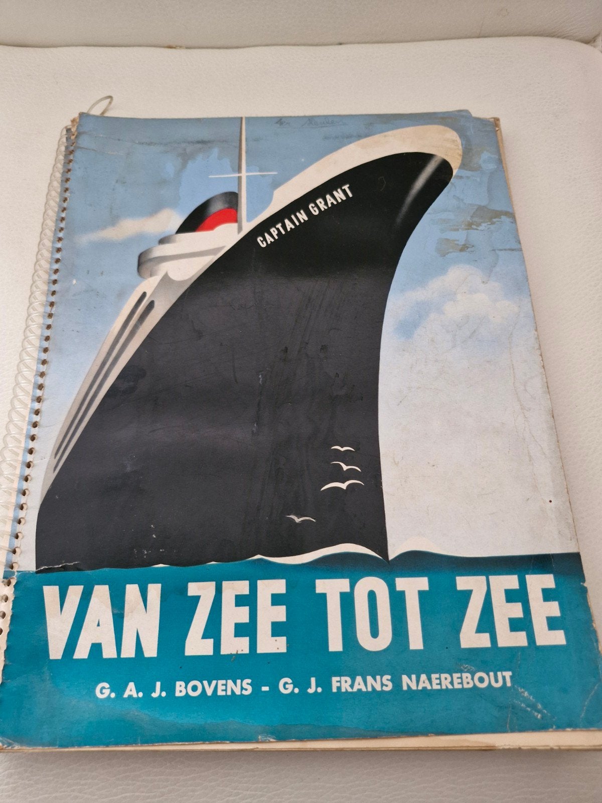 Vintage Captain Grant 'Van Zee tot Zee' Schepen Album, Ophalen of Verzenden