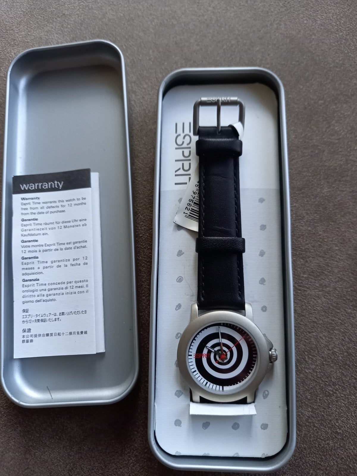 Mooi Esprit horloge - in blikje (Niet gedragen), Ophalen of Verzenden, Zo goed als nieuw