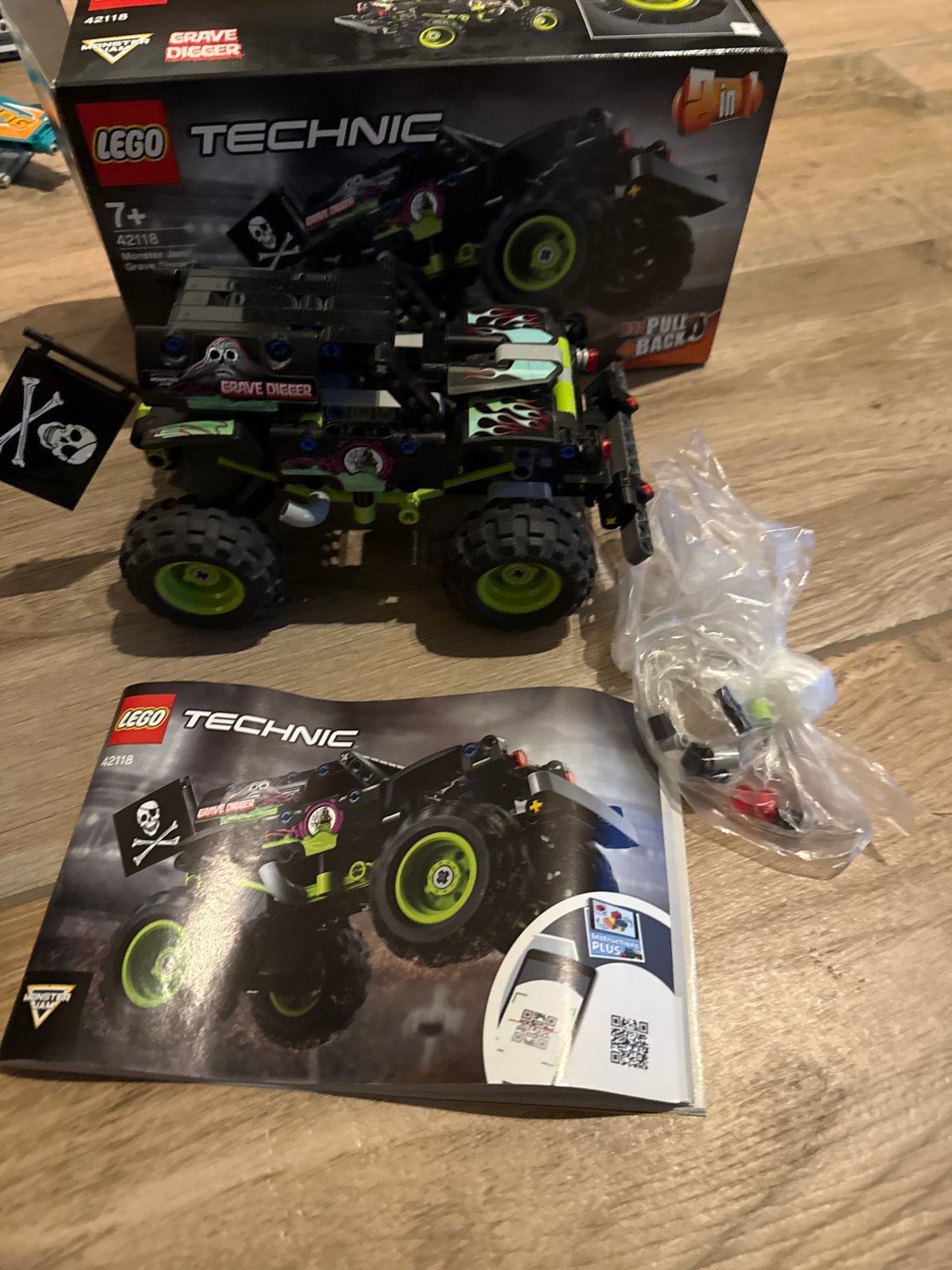 Lego Technic Monster Jam Grave Digger 42118, Kinderen en Baby's, Gebruikt, Lego, Ophalen of Verzenden, Complete set