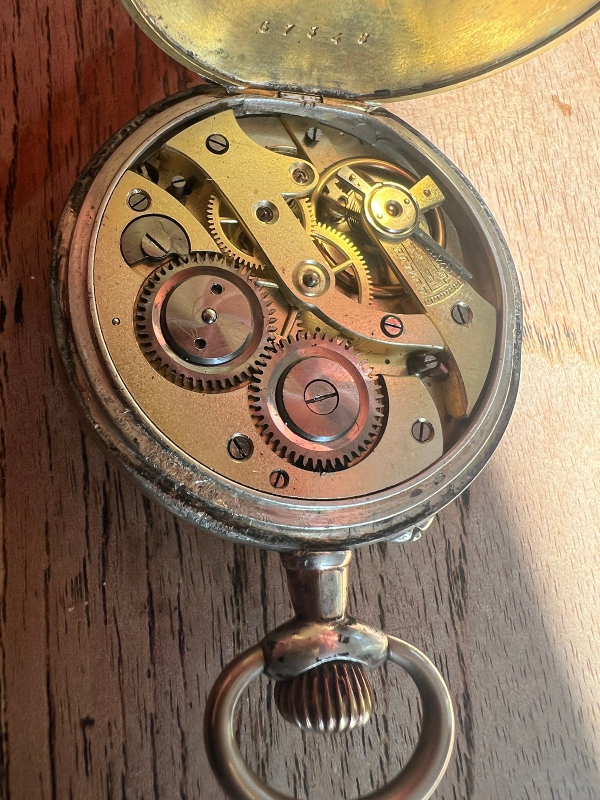 Junghans Zakhorloge 0003813 - Zilveren Kast - Loopt niet, Sieraden, Tassen en Uiterlijk, Horloges | Antiek, Overige merken, Zakhorloge