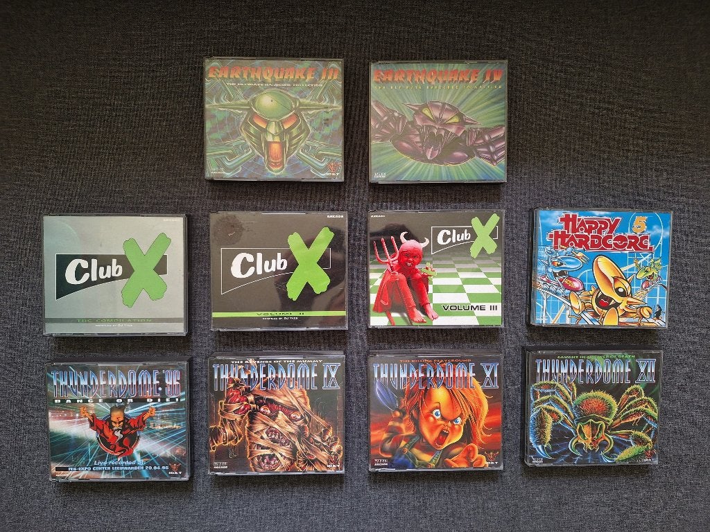 Partij Hardcore Gabber Dubbel cd’s oa Thunderdome RTC Shirt, Ophalen of Verzenden, Zo goed als nieuw, Overige genres