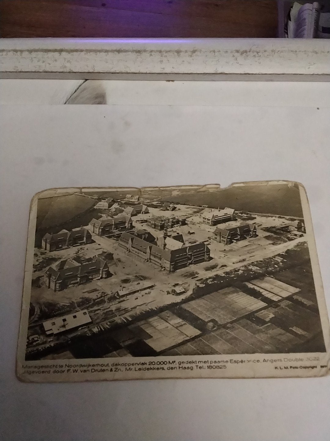 Zeldzame Ansichtkaart Mariagesicht Noordwijkerhout 1947, Ophalen of Verzenden, 1940 tot 1960, Zuid-Holland