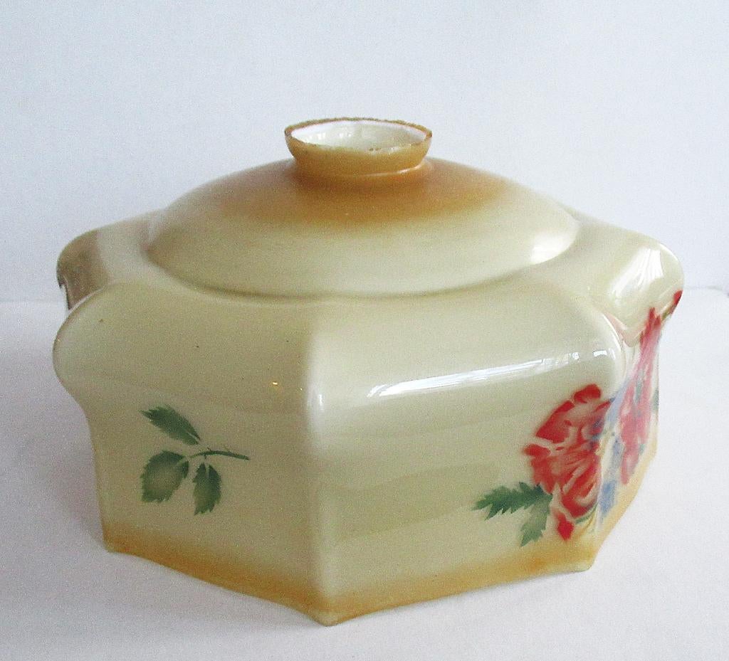 Art Deco glazen lampenkap uit de 30 jaren., Ophalen of Verzenden