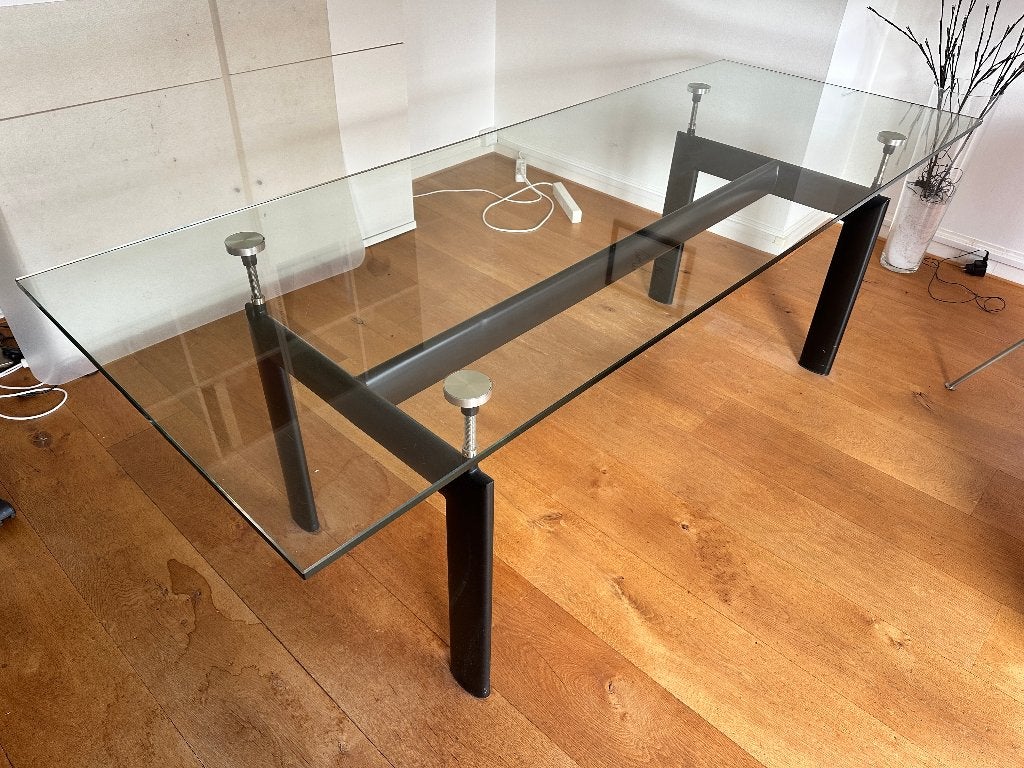Cassina LC6 Eettafel - Nu €500 (vandaag 10jul ophalen), Ophalen, Gebruikt, 200 cm of meer, 50 tot 100 cm