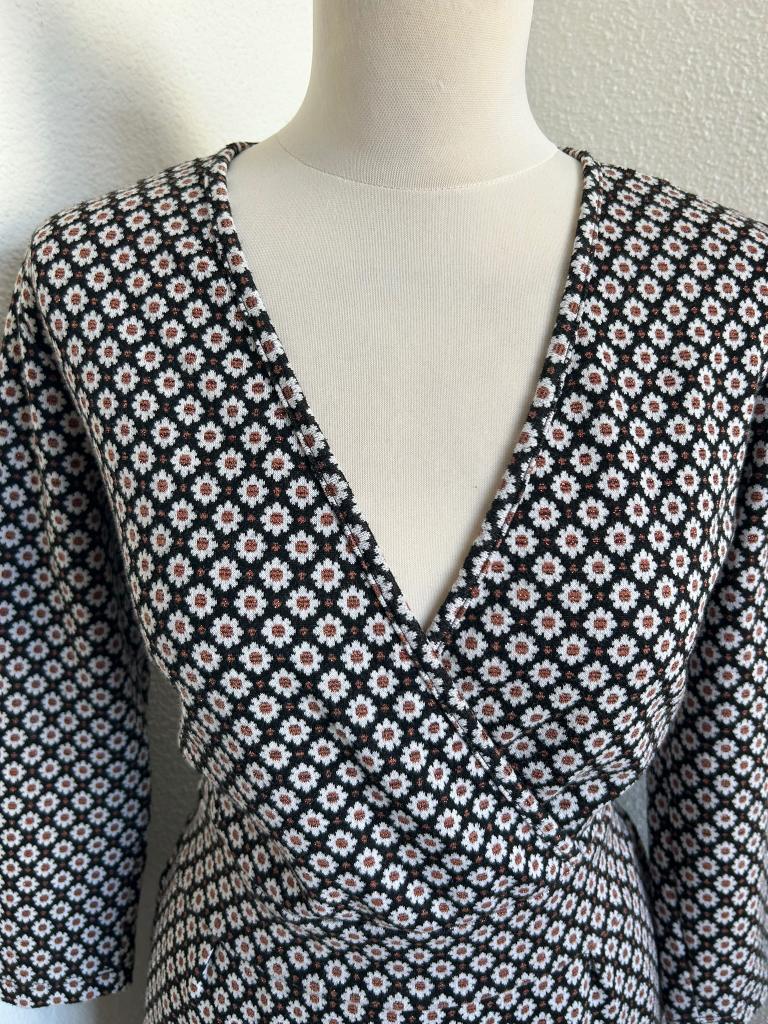 King Louie maat XL tulip cross dress glitter 2627, Zwart, Maat 46/48 (XL) of groter, Ophalen of Verzenden, Zo goed als nieuw
