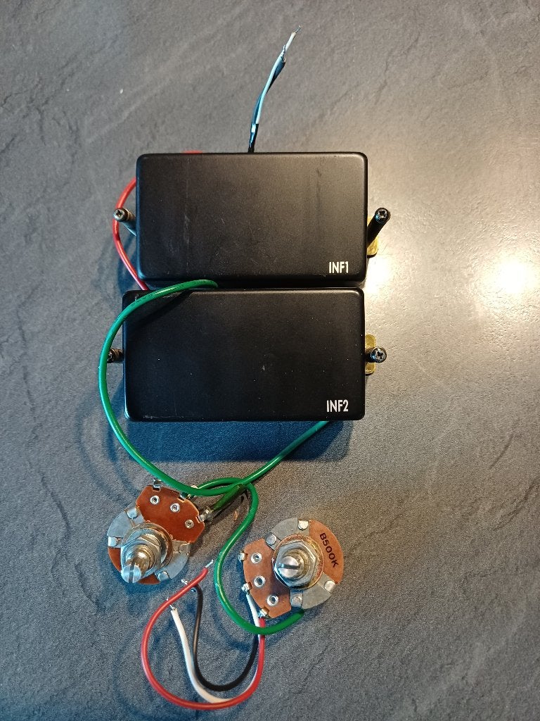 Set passieve pickups Ibanez INF 1 en 2, Ophalen of Verzenden, Zo goed als nieuw, Elektrische gitaar