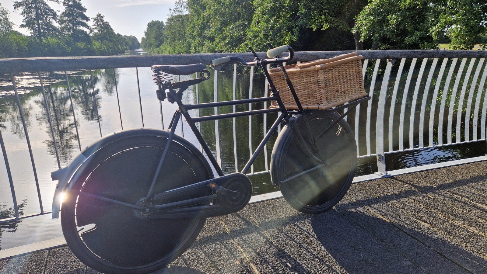 Retro bakkersfiets oldtimerfiets transportfiets jaren 50, Fietsen en Brommers, Fietsen | Oldtimers, Ophalen, Gazelle, Onbekend
