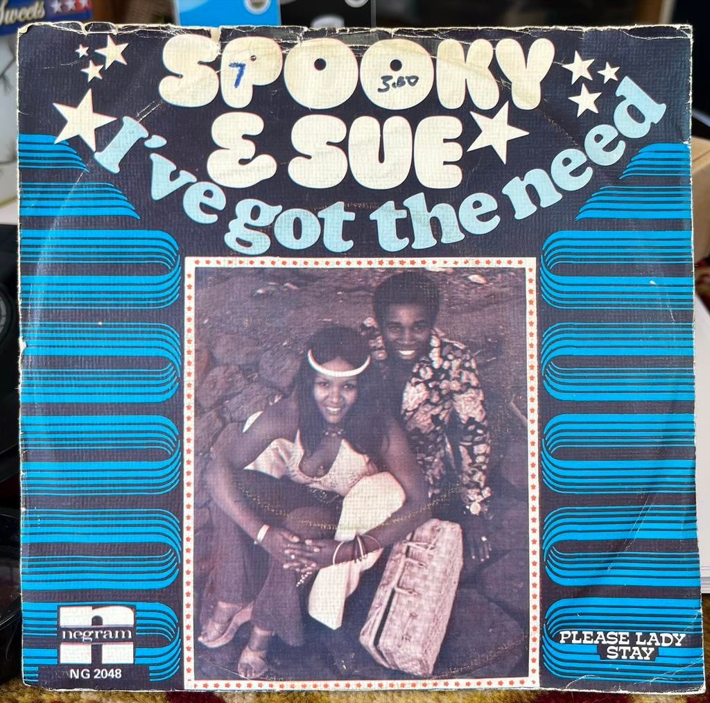 Vintage vinyl single: Spooky & Sue - I've Got The Need, Gebruikt, 7 inch, Single, Ophalen of Verzenden