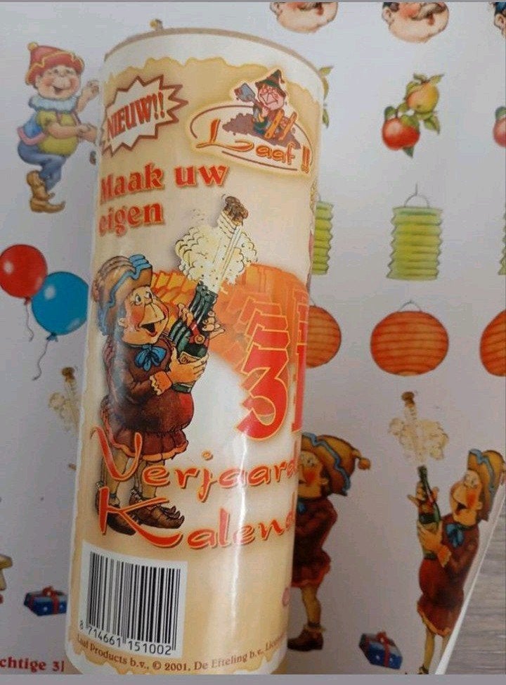 EFTELING VERJAARDAGS KALENDER ,SPELLETJE EN STICKERS NU 10€., Ophalen of Verzenden, Nieuw