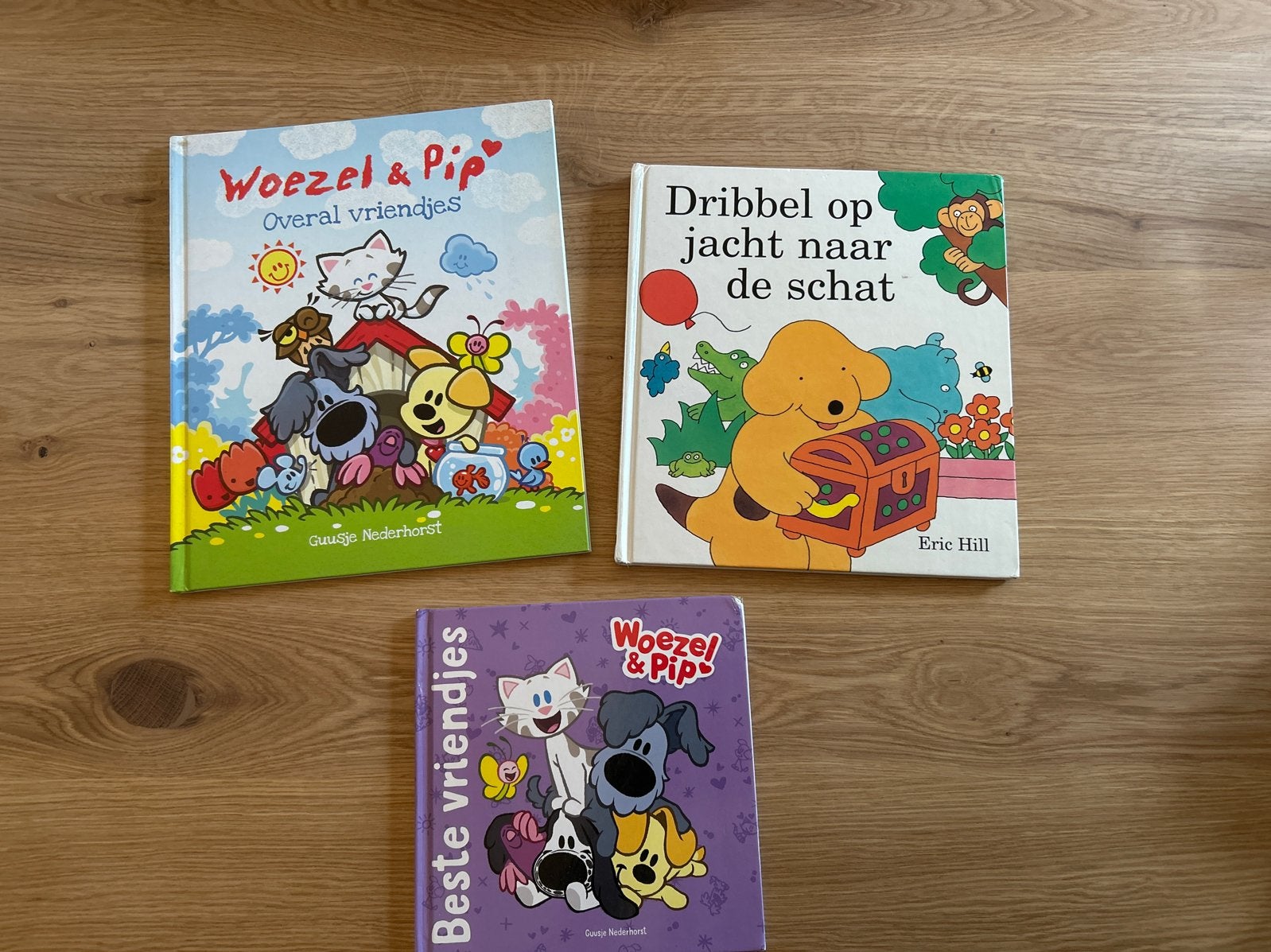 Woezel & Pip en Dribbel kinderboeken set, Boeken, Gelezen, Fictie algemeen, Jongen of Meisje, Ophalen of Verzenden