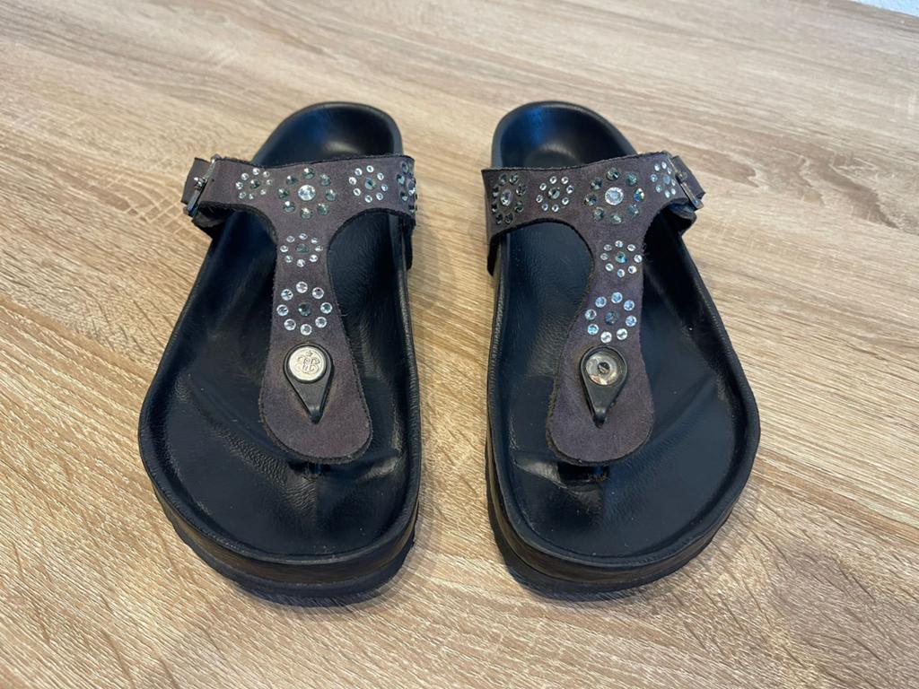 Birkenstock Rock Star Baby Gizeh slippers! Zwart 38, Uitgeest, Tweedekansshop, Zwart, Tweedekansshop@yahoo.com