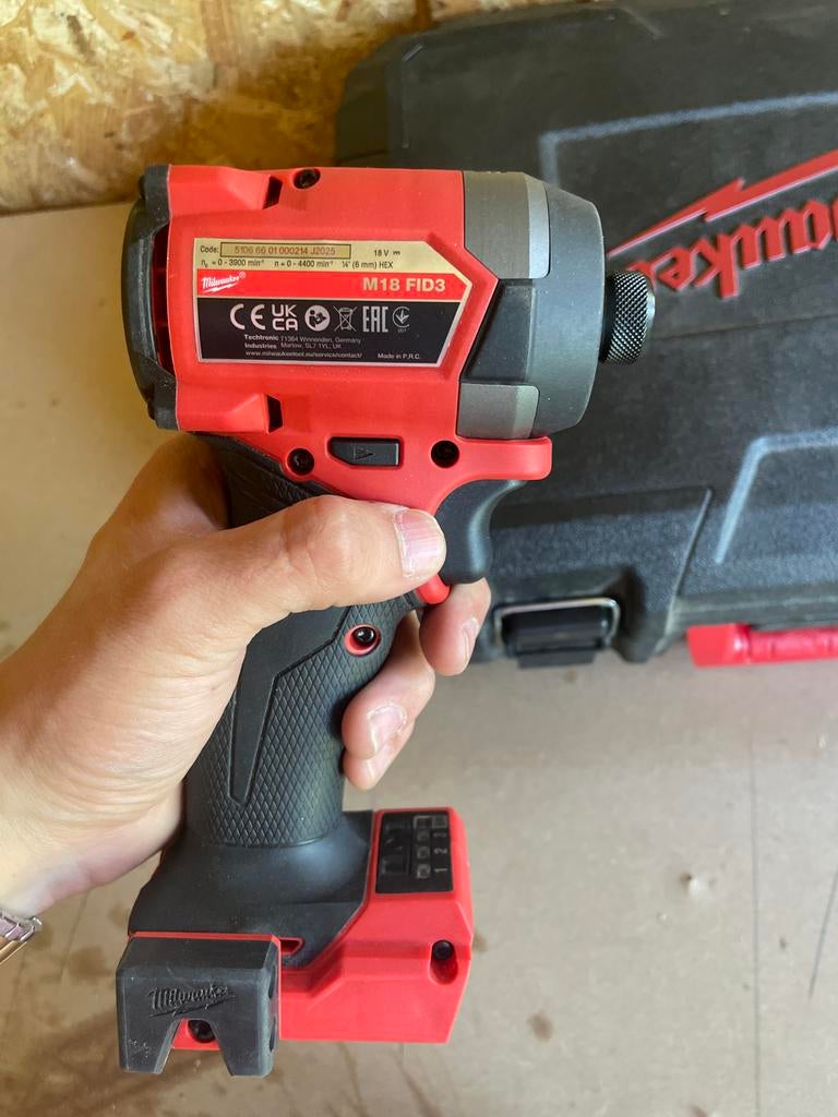 Milwaukee M18 FID3 slagschroefmachine - Nieuw en ongebruikt, Doe-het-zelf en Verbouw, Gereedschap | Boormachines, Ophalen of Verzenden