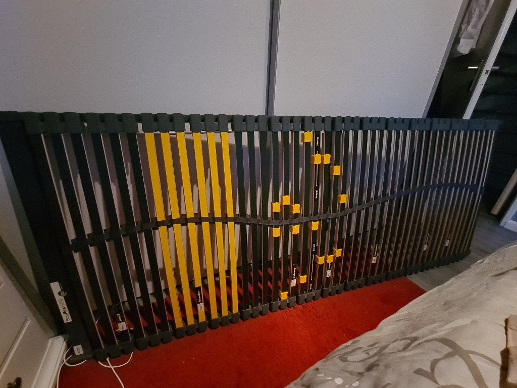 2x lattenbodem bossflex 600 80x210, Ophalen, Gebruikt, Eenpersoons, 210 cm