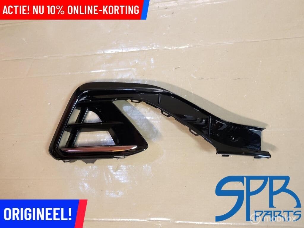 VOORBUMPER ROOSTER RECHTS VW ARTEON FACELIFT R-LINE GRILLE, Gebruikt, VOLKSWAGEN, Volkswagen, Ophalen of Verzenden