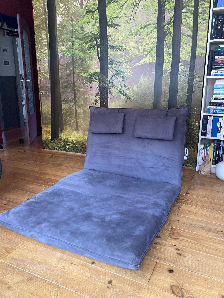 Flomo by Arto Duo Verstelbare Vloerzit en ligstoel (Grijs), Ophalen, Gebruikt, Minder dan 75 cm, Tweepersoons