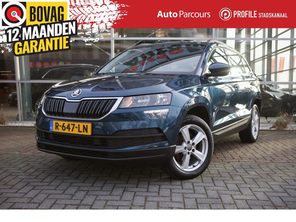 Skoda Karoq 1.0 TSI Bus. Ed. (bj 2021), Auto's, Skoda, Voorwielaandrijving, Gebruikt, Euro 6, Automatische klimaatregeling