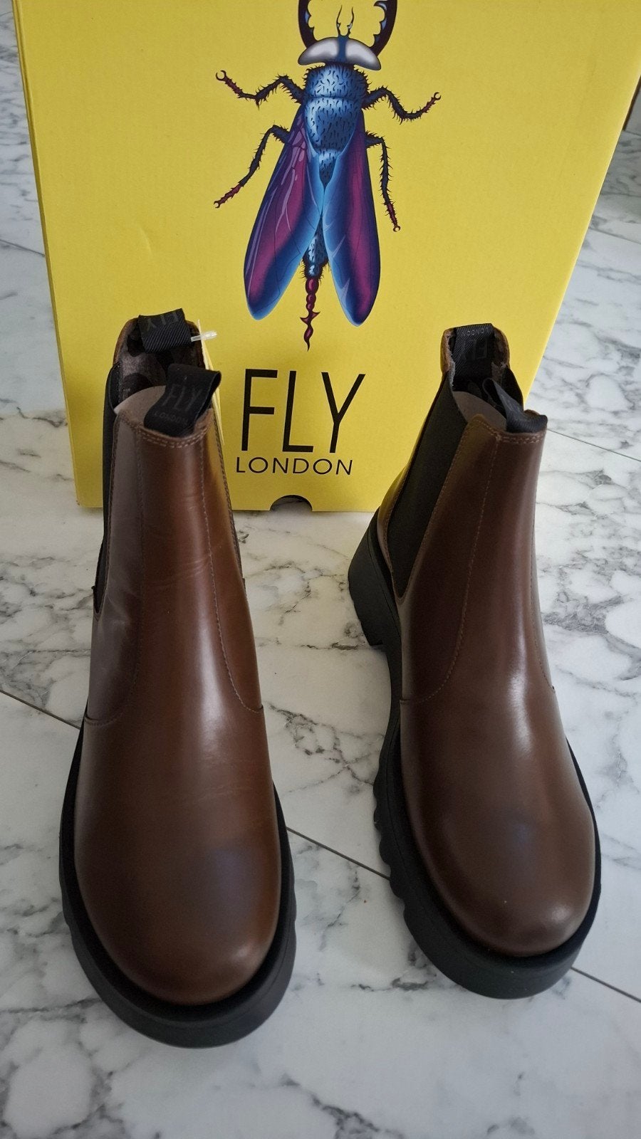 Fly London Medi789Fly Rug Olive Chelsea Boots Maat 40, Kleding | Dames, Bruin, Lage of Enkellaarzen, Nieuw, Ophalen of Verzenden