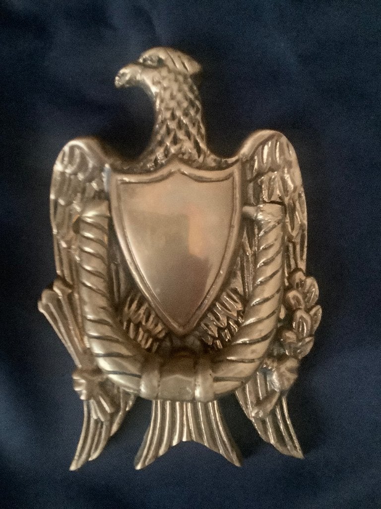 MCM vintage deurklopper Amerikaanse adelaar messing, Antiek en Kunst, Ophalen