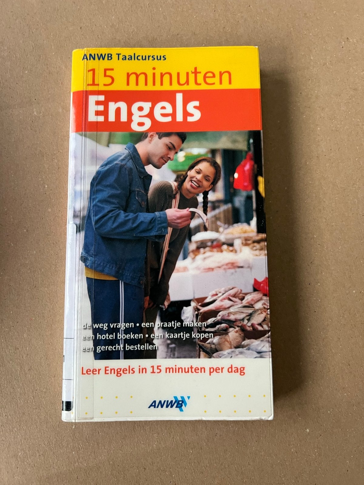 ANWB Taalcursus: 15 Minuten Engels - Leer snel Engels!, Ophalen of Verzenden, Zo goed als nieuw, Non-fictie